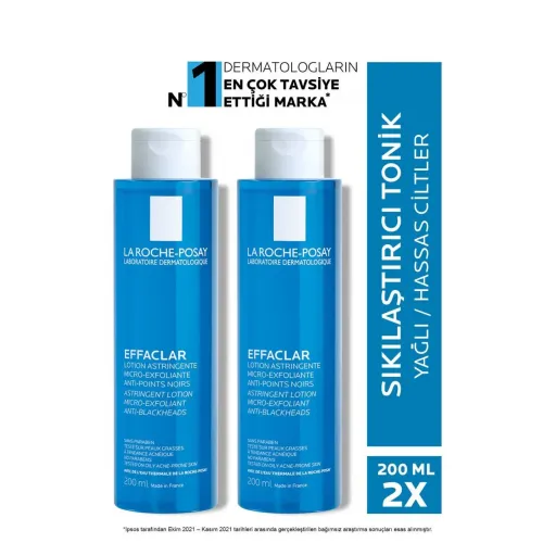 La Roche-Posay Effaclar 200x2 ml Sıkılaştırıcı Tonik La Roche-Posay Effaclar 200x2 ml Sıkılaştırıcı Tonik