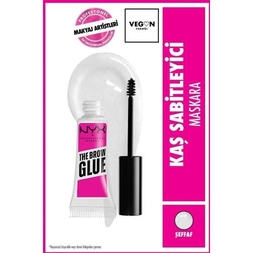 NYX Professional Makeup Brow Glue Kaş Sabitleyici Maskara Şeffaf NYX Professional Makeup Brow Glue Kaş Sabitleyici Maskara Şeffaf