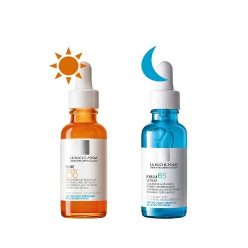 La Roche-Posay Pure Vitamin C10 30 ml Serum + Hyalu B5 10 ml Serum La Roche-Posay Pure Vitamin C10 30 ml Serum + Hyalu B5 10 ml Serum