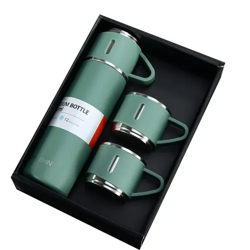 Stainless Steel Vacuum Flask Paslanmaz Çelik Termos Yeşil 500 Ml Stainless Steel Vacuum Flask Paslanmaz Çelik Termos Yeşil 500 Ml