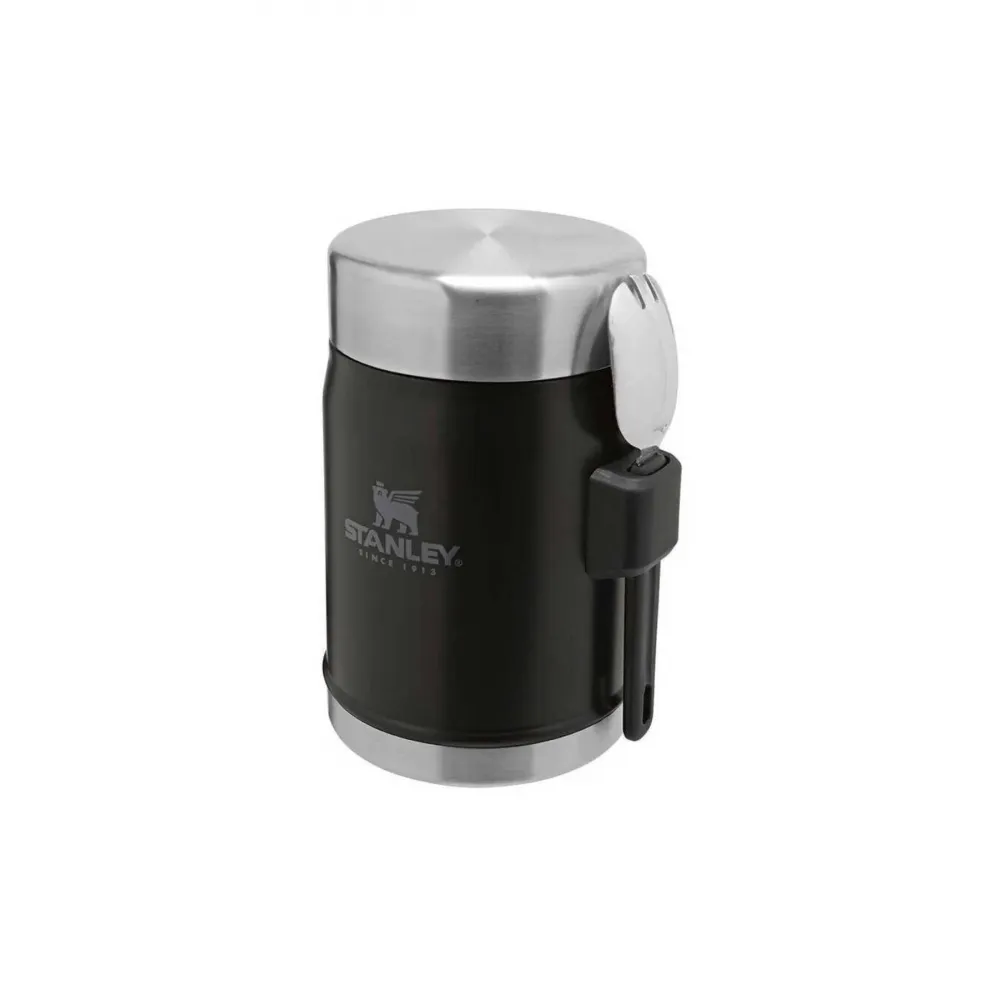 Stanley Klasik 0.40 lt Siyah Çelik Yemek Termosu