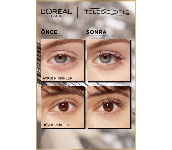 Loreal Paris Telescopic Gold Black Maskara