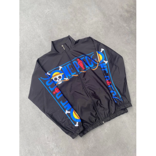 Unisex Fermuarlı Dijital Baskılı Rüzgarlik - Siyah Unisex Fermuarlı Dijital Baskılı Rüzgarlik - Siyah