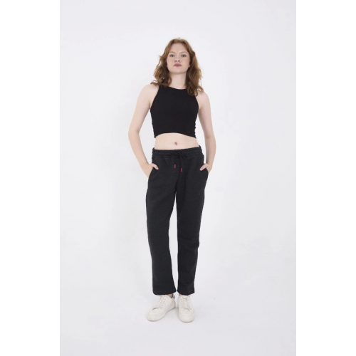 Unisex Üç İplik Basic Eşofman Pantolon - Antrasit Unisex Üç İplik Basic Eşofman Pantolon - Antrasit