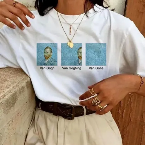 Unisex Baskılı Oversize T-Shirt - Beyaz Unisex Baskılı Oversize T-Shirt - Beyaz