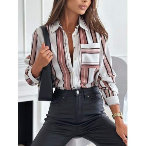 Kadın Uzun Kol Cep Detay Dijital Baskılı Mosskrep Kumaş Gömlek Kadın Uzun Kol Cep Detay Dijital Baskılı Mosskrep Kumaş Gömlek