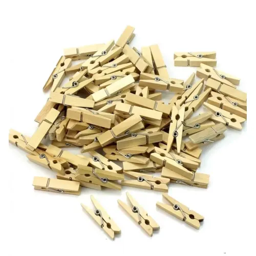 100lü  Ahşap Mandal 2.5cm (10lu Paket-1000 Adet) 100lü  Ahşap Mandal 2.5cm (10lu Paket-1000 Adet)
