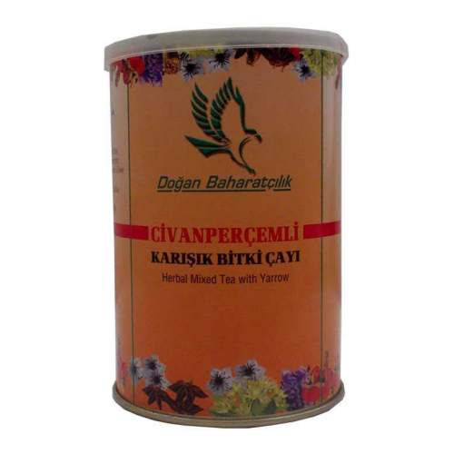 Civanperçemli Bitkisel Karışım Çay 100 Gr Teneke Kutu Civanperçemli Bitkisel Karışım Çay 100 Gr Teneke Kutu