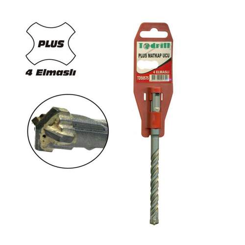 Todrill TD50648 11X210 Sds Plus 4 Elmaslı Matkap Ucu Todrill TD50648 11X210 Sds Plus 4 Elmaslı Matkap Ucu