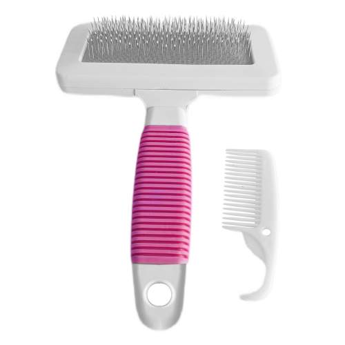 Temizleme Aparatlı Kedi Köpek Tarağı 12 cm-15 cm Large Pembe Temizleme Aparatlı Kedi Köpek Tarağı 12 cm-15 cm Large Pembe