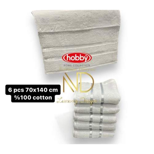 Dolce Açık Mavi 70x140 6lı Havlu Seti Dolce Açık Mavi 70x140 6lı Havlu Seti