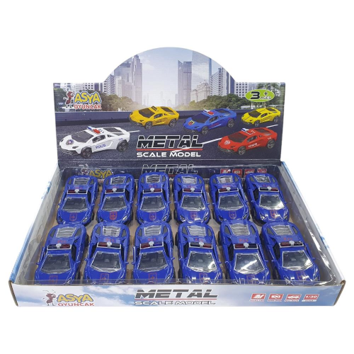 Çek Bırak Metal Araba Lamborgini - ILK004 - Jandarma (Lisinya) Çek Bırak Metal Araba Lamborgini - ILK004 - Jandarma (Lisinya)
