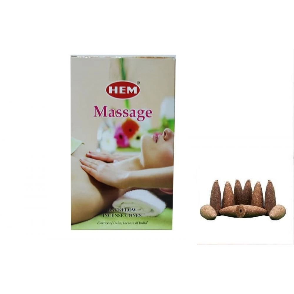 Massage Back Flow Konik Tütsü 10lu.