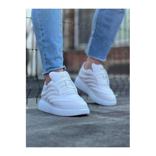 Beyaz Cilt Erkek Casual Ayakkabı Beyaz Cilt Erkek Casual Ayakkabı