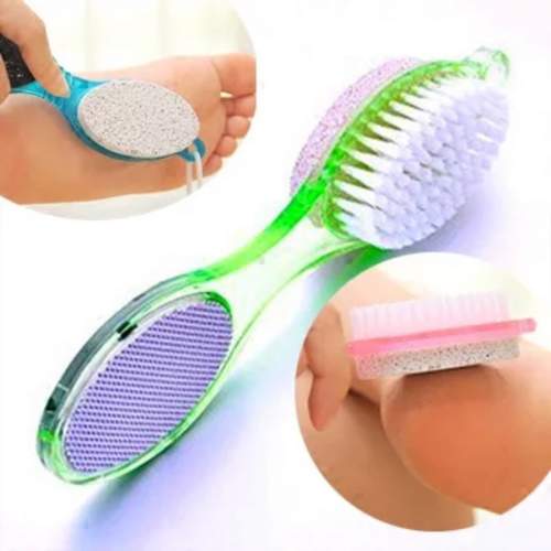 Törpülü Fırçalı Topuk Taşı - 4in1 Törpülü Fırçalı Topuk Taşı - 4in1