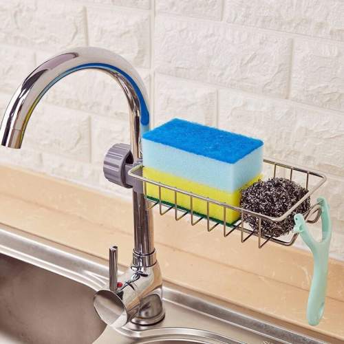 Tek Katlı  Metal Lavabo Rafı Organizer Musluğa Sabitlenir Askılı Tek Katlı  Metal Lavabo Rafı Organizer Musluğa Sabitlenir Askılı