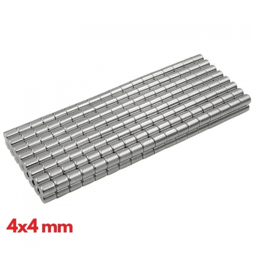 20 Adet 4x4mm Yuvarlak Neodyum Mıknatıs 20 Adet 4x4mm Yuvarlak Neodyum Mıknatıs