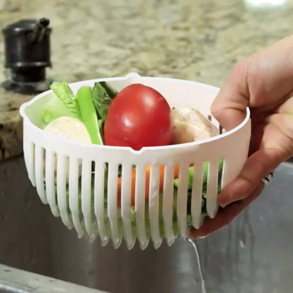 Salata Yapma Seti Pratik - Salad Cutter Bowl Salata Yapma Seti Pratik - Salad Cutter Bowl