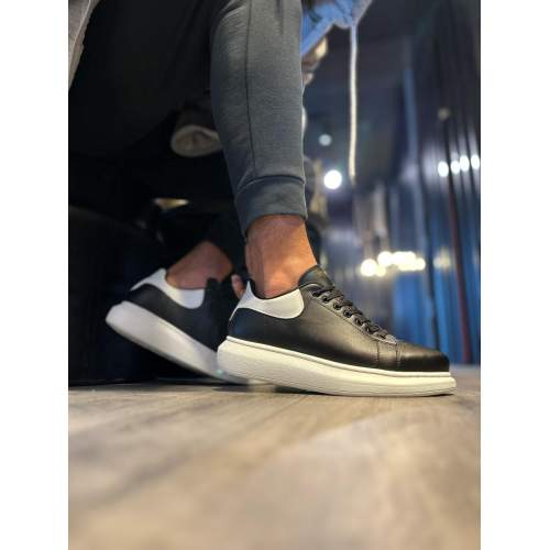 Yüksek Taban Günlük Ayakkabı  Siyah Yüksek Taban Günlük Ayakkabı  Siyah