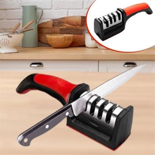 4 Aşamalı Kaymaz Tabanlı Hızlı Bıçak Ve Makas Bileme Aracı - Keskin Ve Pratik Kullanım 4 Aşamalı Kaymaz Tabanlı Hızlı Bıçak Ve Makas Bileme Aracı - Keskin Ve Pratik Kullanım