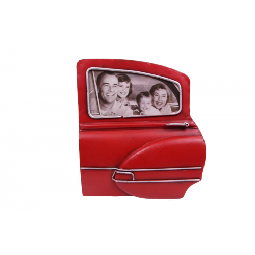 Vintage Tasarım Dekoratif Metal Çerçeve Araba Kapısı Temalı