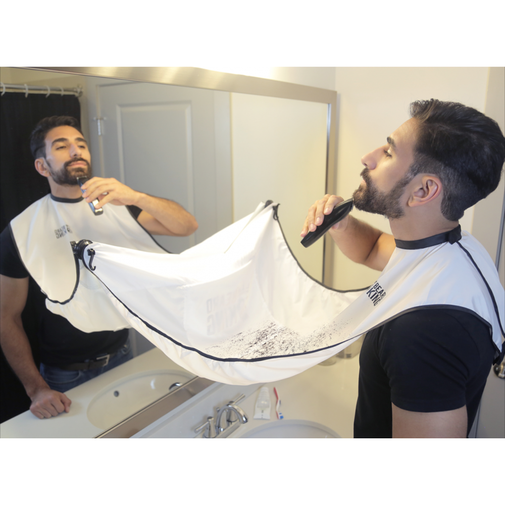 Pratik Sakal Kesme Örtüsü - Beyaz