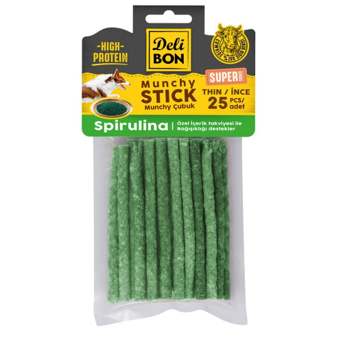 Super Çubuk - Spirulinalı İnce 25 Adet Super Çubuk - Spirulinalı İnce 25 Adet