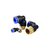 Pnömatik Dirsek Bağlantı M6 - 6mm (Lisinya)