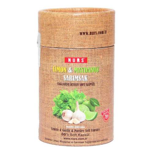 Limon Maydanoz Sarımsak Kürü 60 Kapsül Limon Maydanoz Sarımsak Kürü 60 Kapsül