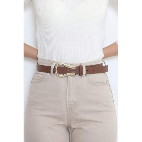 Aksesuar Kemer Kahve