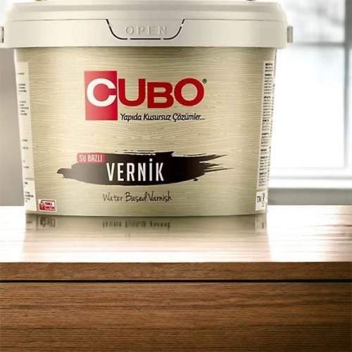 Cubo Su Bazlı Parlak Vernik Şeffaf 2,5 Litre Cubo Su Bazlı Parlak Vernik Şeffaf 2,5 Litre