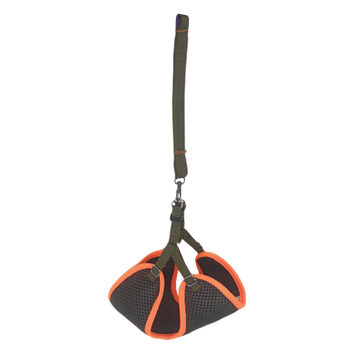 Kedi Köpek Havalı Göğüs Tasma Seti Large 38-45 cm + 130 cm Haki Turuncu Kedi Köpek Havalı Göğüs Tasma Seti Large 38-45 cm + 130 cm Haki Turuncu