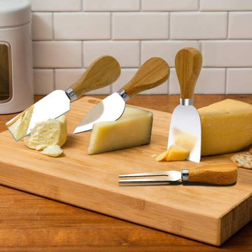 Ahşap Saplı 4 lü Peynir Bıçağı Seti Ahşap Saplı 4 lü Peynir Bıçağı Seti