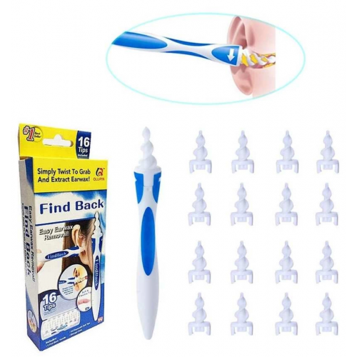 Find Back Pratik Kulak Temizleme Aparatı Silikon Kit Ear Claning Find Back Pratik Kulak Temizleme Aparatı Silikon Kit Ear Claning