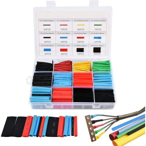 560 Parça Makaron Seti  Özel Kapaklı Kutulu Kablo Birleştirme Koruyucu Sıcaklıkla Daralan Makaron Set 560 Parça Makaron Seti  Özel Kapaklı Kutulu Kablo Birleştirme Koruyucu Sıcaklıkla Daralan Makaron Set