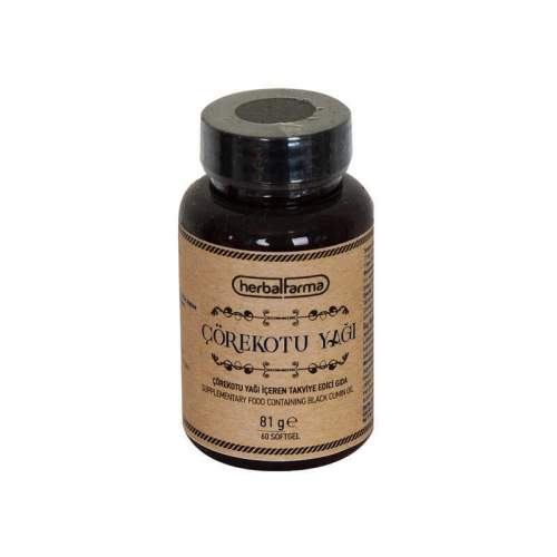 Çörek Otu Yağı 81 Gr 60 Kapsül Softgel Çörek Otu Yağı 81 Gr 60 Kapsül Softgel