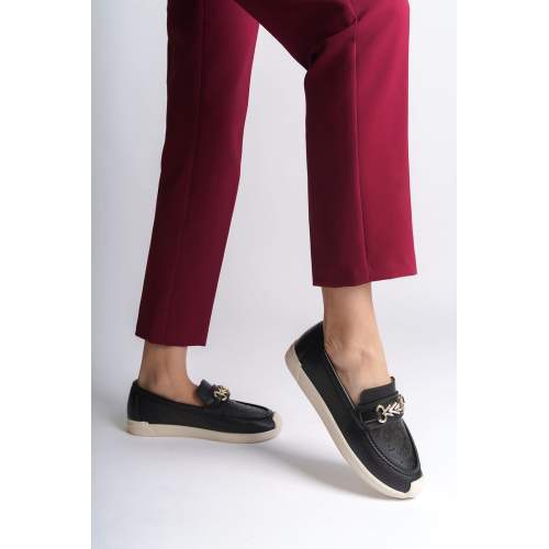 Lisinya948  Bağcıksız Ortopedik Rahat Taban Çiçek Desenli Babet Ayakkabı KT Siyah Lisinya948  Bağcıksız Ortopedik Rahat Taban Çiçek Desenli Babet Ayakkabı KT Siyah