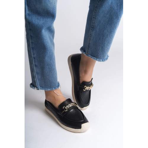 Lisinya948  Bağcıksız Ortopedik Rahat Taban Kalp Desenli Babet Ayakkabı KT Siyah Lisinya948  Bağcıksız Ortopedik Rahat Taban Kalp Desenli Babet Ayakkabı KT Siyah