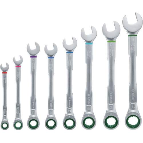 Bosch 8 Parça Kombine Anahtar Seti Bosch 8 Parça Kombine Anahtar Seti