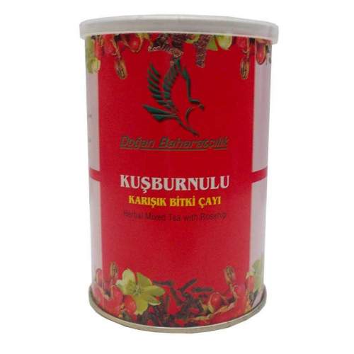 Kuşburnulu Karışık Bitkisel Çay 100 Gr Teneke Kutu Kuşburnulu Karışık Bitkisel Çay 100 Gr Teneke Kutu