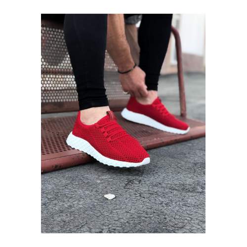 Kırmızı Erkek Spor Ayakkabı Kırmızı Erkek Spor Ayakkabı