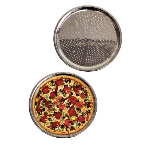 Delikli Çelik Pizza Ve Lahmacun Tepsisi Orta Boy -32  cm Delikli Çelik Pizza Ve Lahmacun Tepsisi Orta Boy -32  cm
