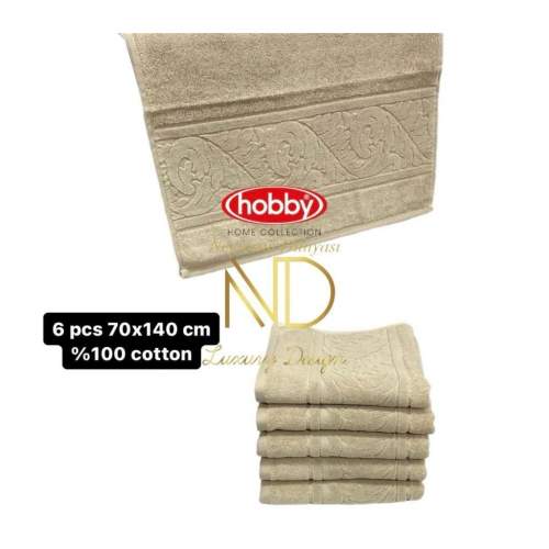 Sultan Bej 70x140 6lı Havlu Seti Sultan Bej 70x140 6lı Havlu Seti