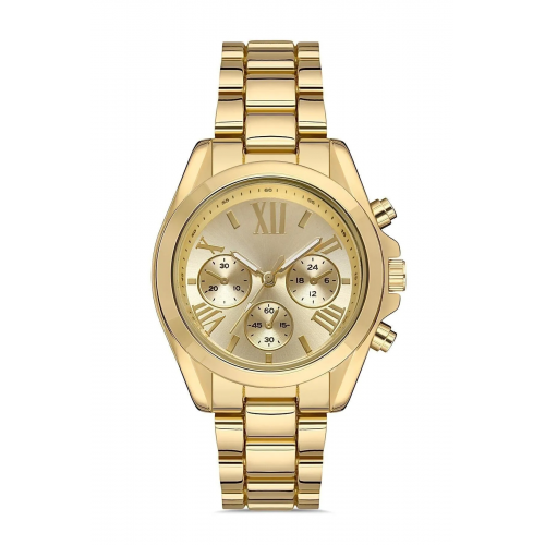 Zarif Ve Şık Özel Tasarım Roma Rakam Detaylı  Metal Bayan Kol Saati (gold) Zarif Ve Şık Özel Tasarım Roma Rakam Detaylı  Metal Bayan Kol Saati (gold)