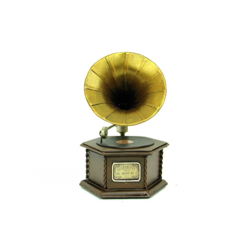 Dekoratif Metal Gramofon Kutu Dekoratif Metal Gramofon Kutu