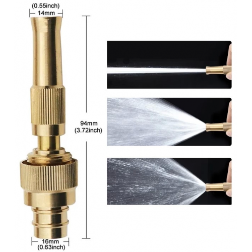 Pratik Ayarlanabilir Basınçlı Hortum Başlığı Gold Pratik Ayarlanabilir Basınçlı Hortum Başlığı Gold