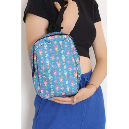 Baskılı Çocuk Çanta Petrol Baskılı Çocuk Çanta Petrol