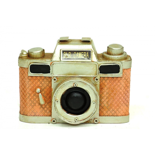 Vintage Tasarım Dekoratif Metal Fotoğraf Makinesi Vintage Tasarım Dekoratif Metal Fotoğraf Makinesi