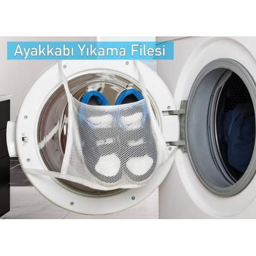 Hassas Çamaşır - Ayakkabı Yıkama Filesi Kapak Bağlamalı 35 x 20 cm Hassas Çamaşır - Ayakkabı Yıkama Filesi Kapak Bağlamalı 35 x 20 cm