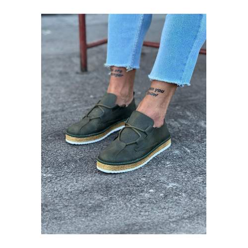 Haki Erkek Casual Ayakkabı Haki Erkek Casual Ayakkabı